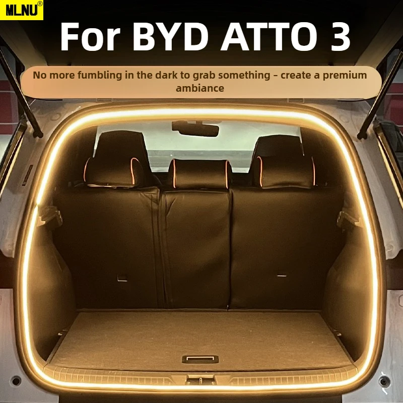 

Car Trunk Ambient Light For BYD ATTO 3 Accessories 2026/2025,Low Voltage Safety Scratch-Resistant&High-Brightness 2022-2024