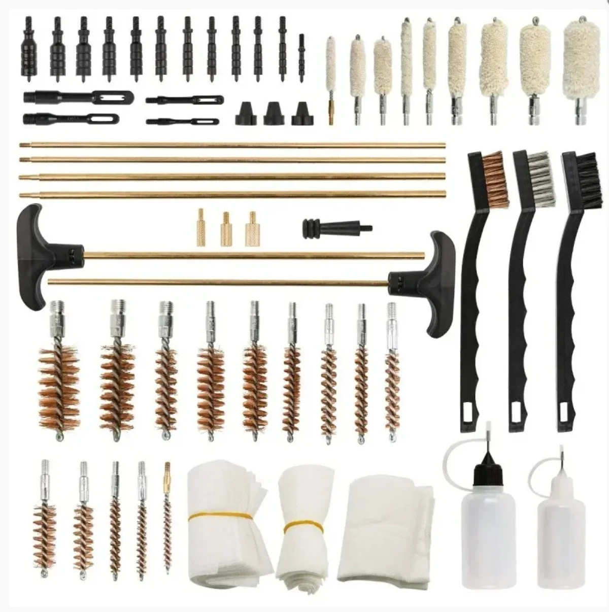 Tactical Brush Tool Cloth Cleaning Kit Universal Professional Cleaning Mat Set view 2