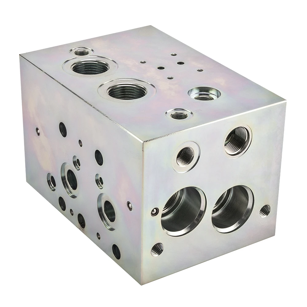 

Numerical control hydraulic factory machining custom ductile iron hydraulic valve block QT500 hydraulic