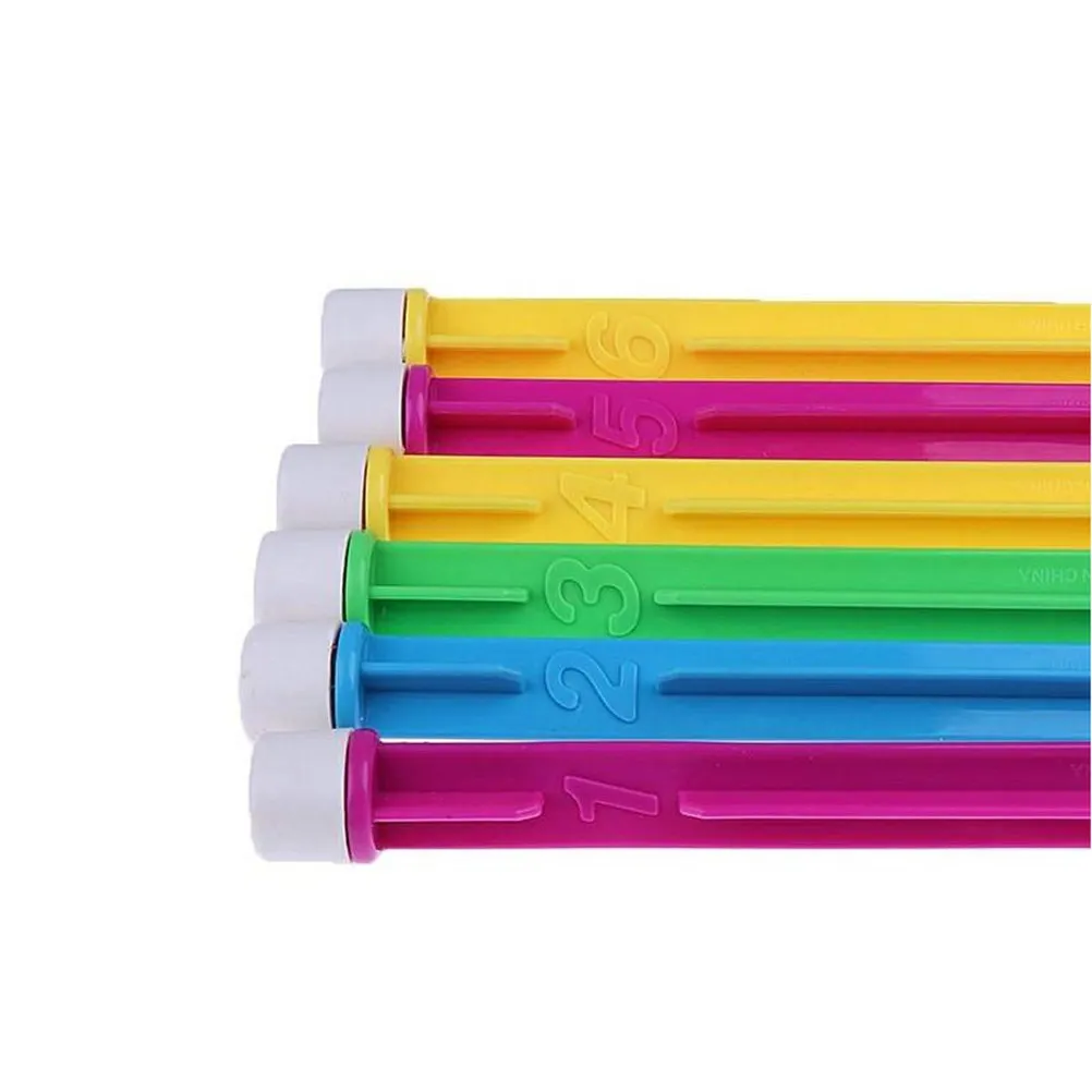 6Pcs Kids Diving Sticks Colorful Safe Non-Toxic Sink Swimming Pool Diving Fun Learning Aid for Beginner Swimmers