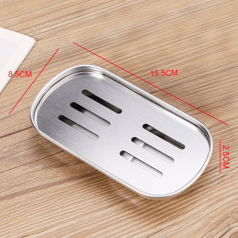 Multi Use Metal Tea Table Tray 304 Stainless Steel For Home Office Travel As Soap Dish Coaster Small Item Organizer Kitchen Tool