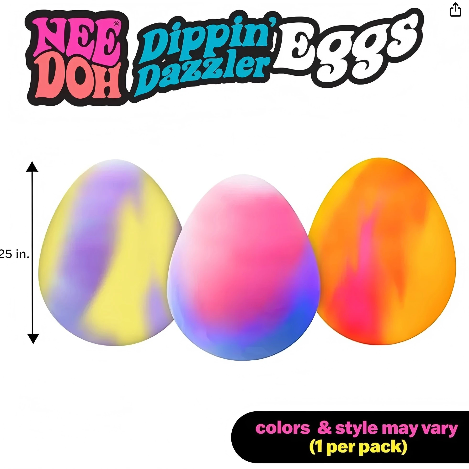 2026 Needoh Golden Egg Hunt Game Blind Box Easter Fidget With Squishy Surprise Stress Relief Squeeze For Kids' Easter Party