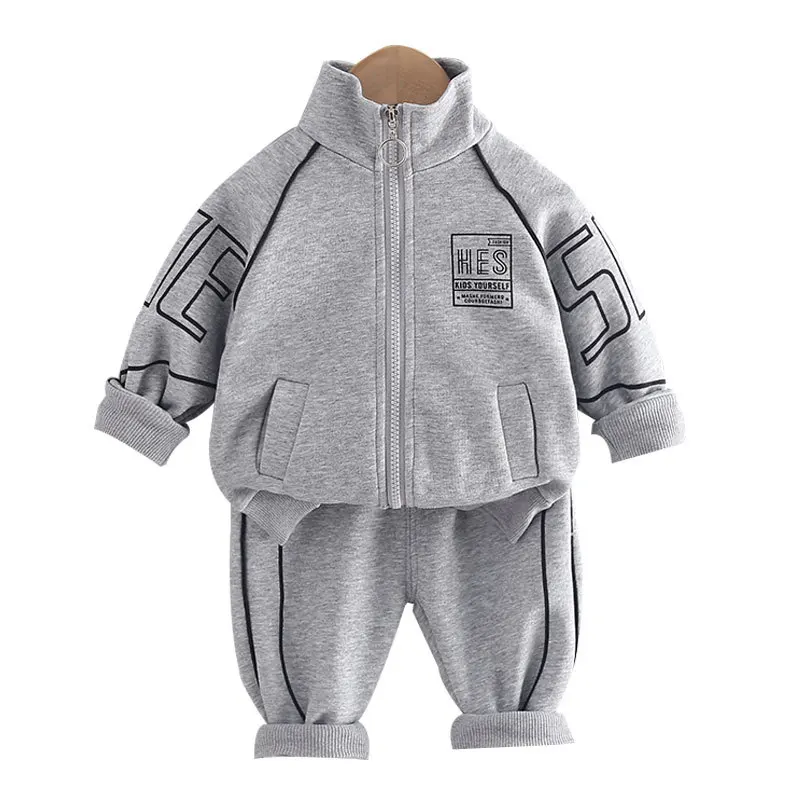 Boys Clothes Sets Spring Autumn 2024 Children Cotton Coats Hoodies Pants 2pcs Tracksuits For Baby Sports Suit Kids 5 Years Old