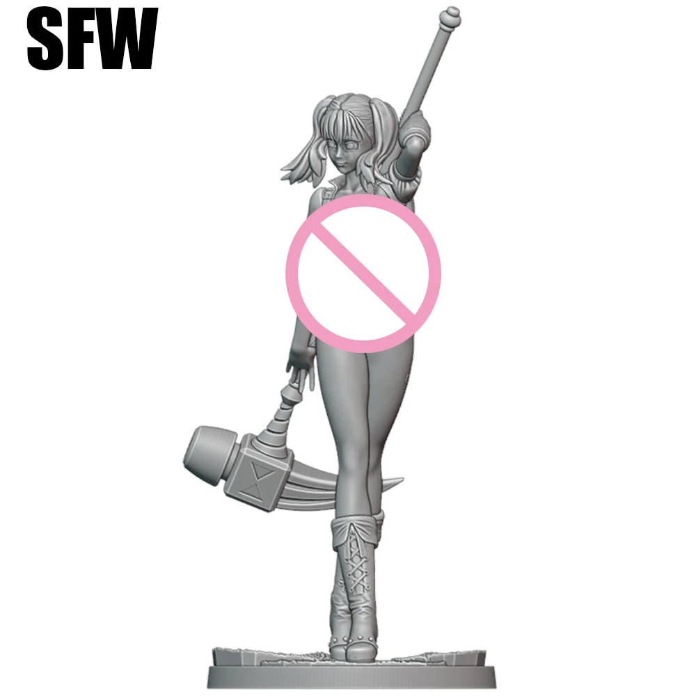 1/24 NSFW المنجل ديان رمادي تمثال راتنج لعبة غير مصبوغ GK دمية المفككة ثلاثية الأبعاد طباعة الجمعية مصغرة تخفيض تمثال لعبة