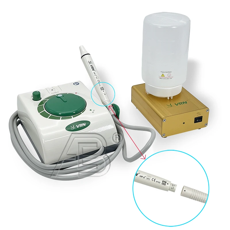 

Dental ultrasonic scaler VRN B removable handpiece with automatic water supply Dental cleaning machine