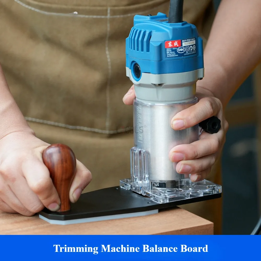 Trimming Machine Balance Board Flip Board Bottom Plate Slotting Chamfering Woodworking Electric Wood Milling Installation Board