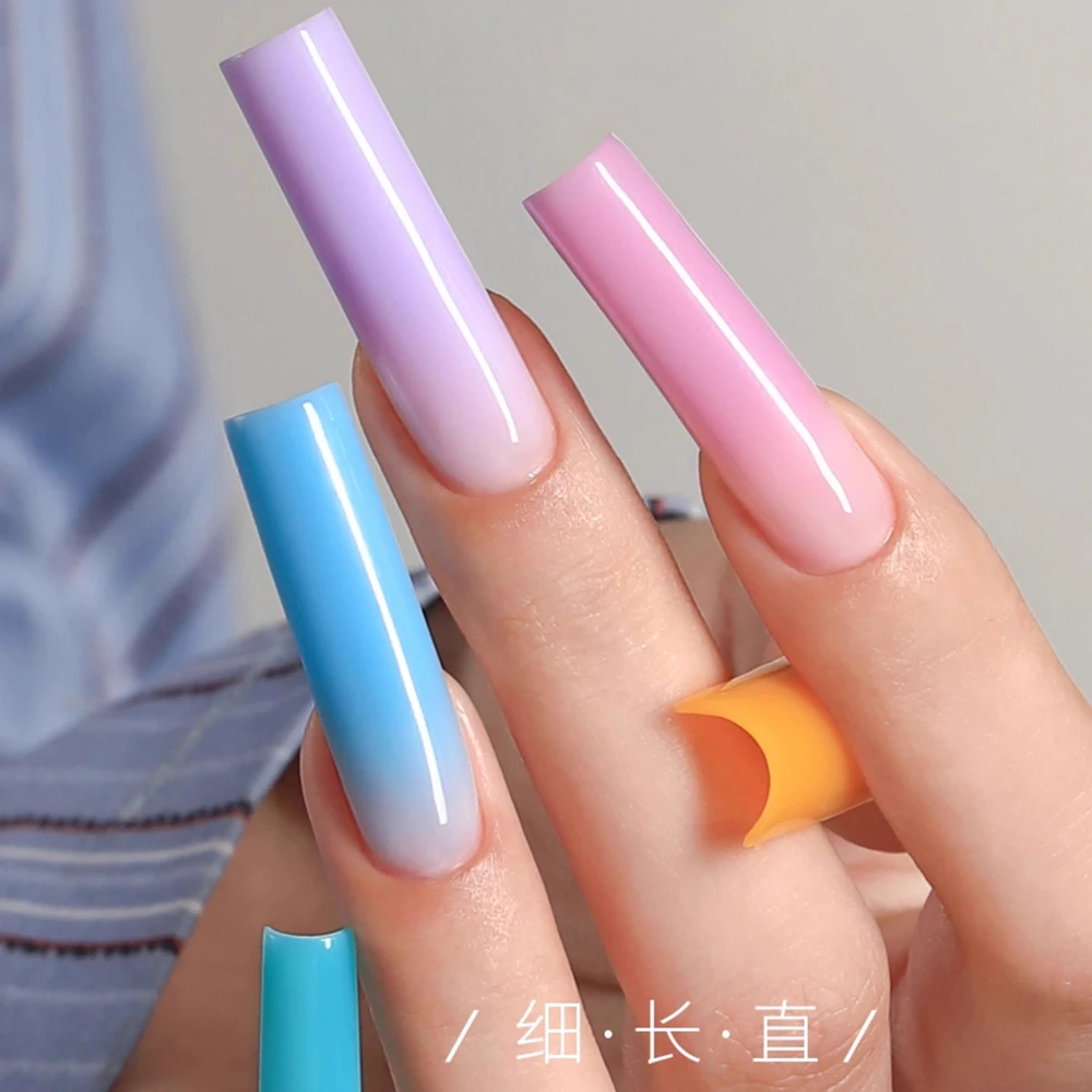  180 قطعة ساندويتش طويل جديد على شكل نعش مزدوج أشكال أظافر قالب أظافر زجاجة علوية وصلات لإطالة الأظافر لا قالب ورقي مطلوب أدوات قولبة #4