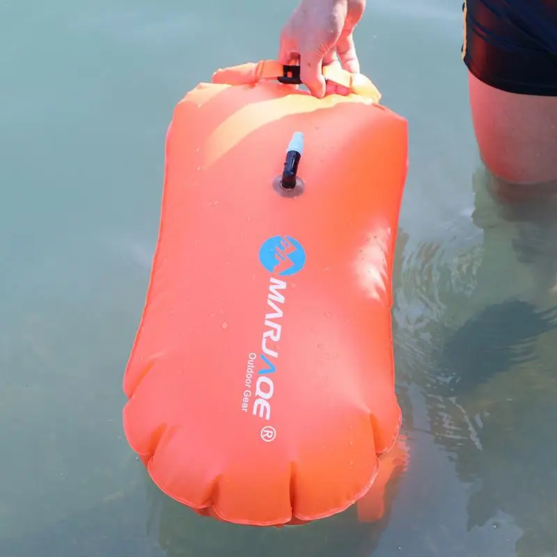 Swim Float Premium Waterproof Inflatable Dry Bag Swimming Buoy For Open Water Swimmers In Stock