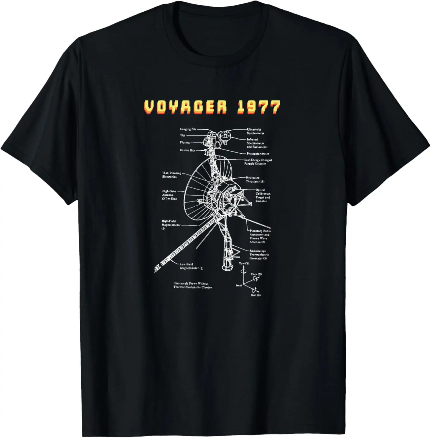 

Voyager 1977 Shirt Space Probe Mission Tee T-Shirt