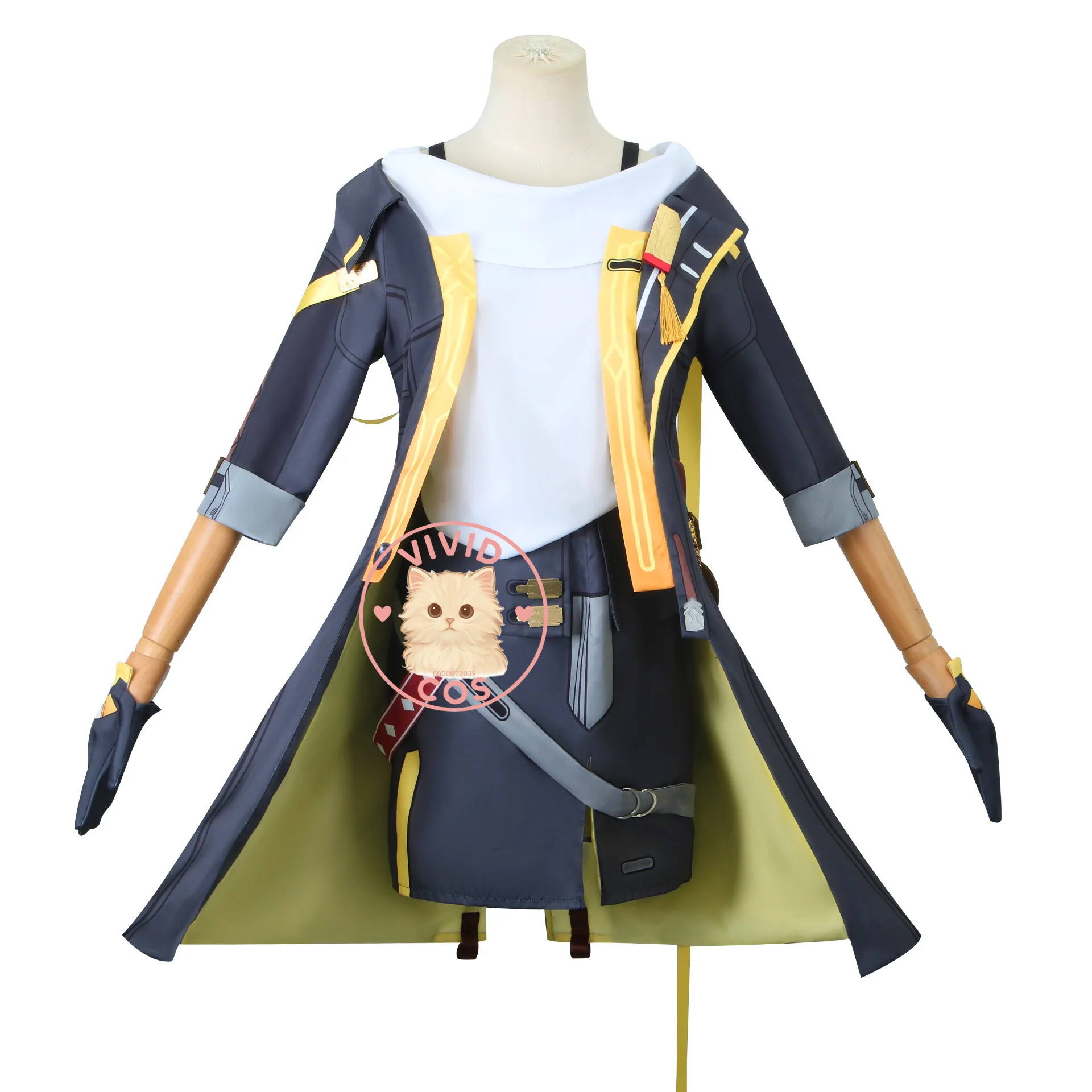 Популярная игра Honkai Star Rail Косплей Костюм Аниме Trailblazer Унисекс Экипировка Парик Классическая униформа для Comic Con Хэллоуин Вечеринка