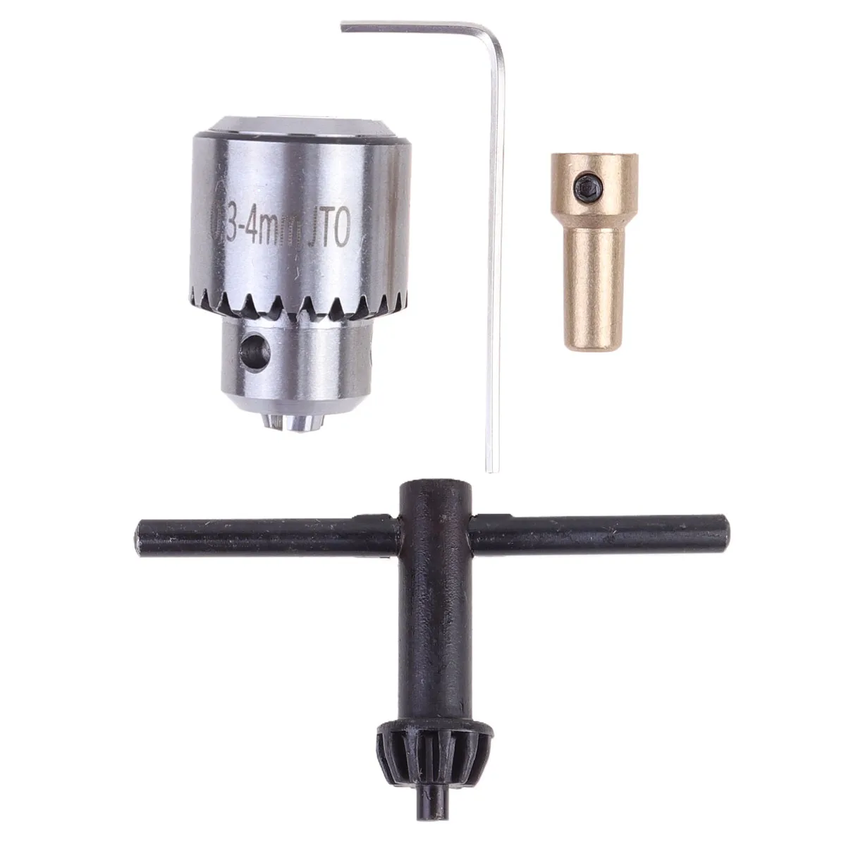 

Chuck Drill Small Drill Chuck Practical Drill Chuck Drill Chuck Key Metal Drill Chuck