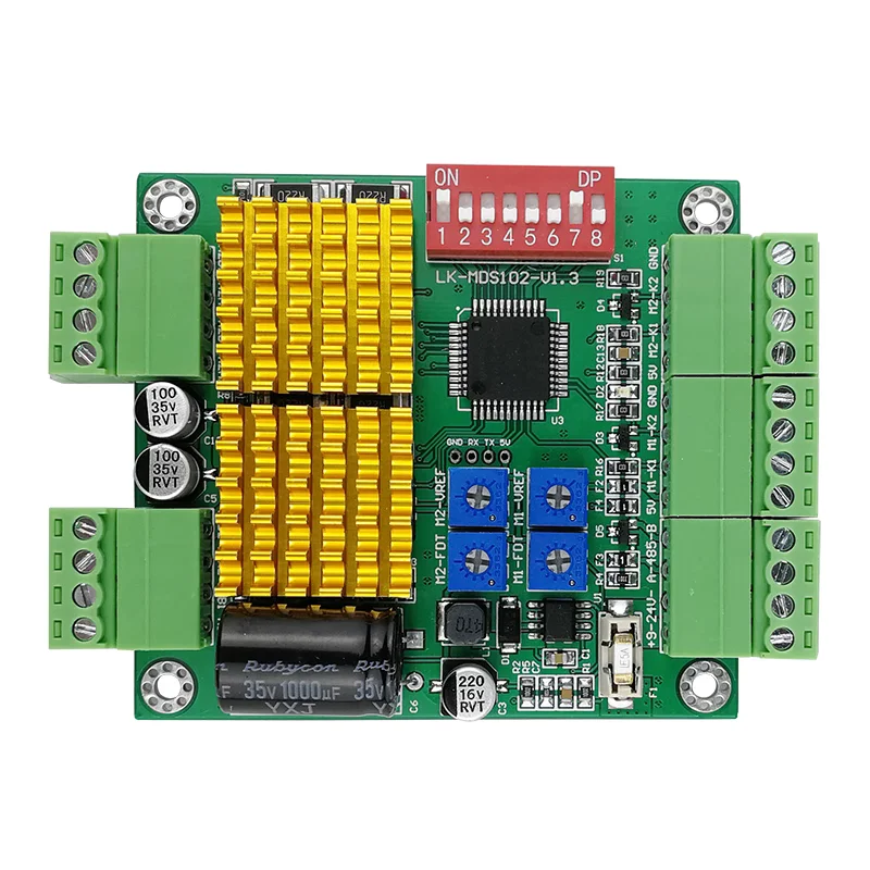 LK-MD2102 Two way 485 stepper motor control board Pan tilt driver 42/35 motor drive board