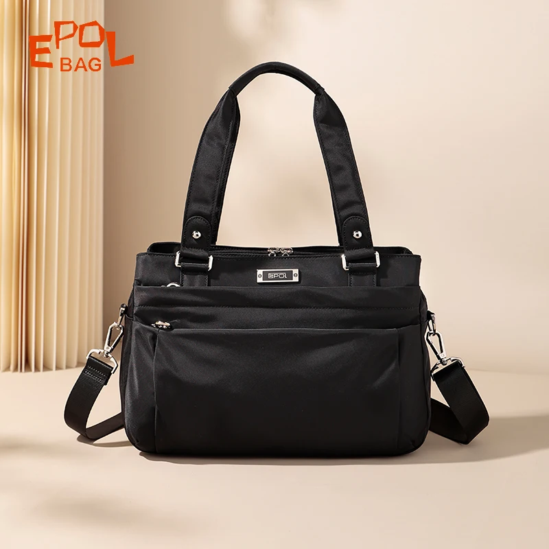 Epol Women's Handbags Large Capacity Travel Elegant Oxford Cloth Shoulder Bag 2025 Trend Casual High Quality Fashion Bags 7222
