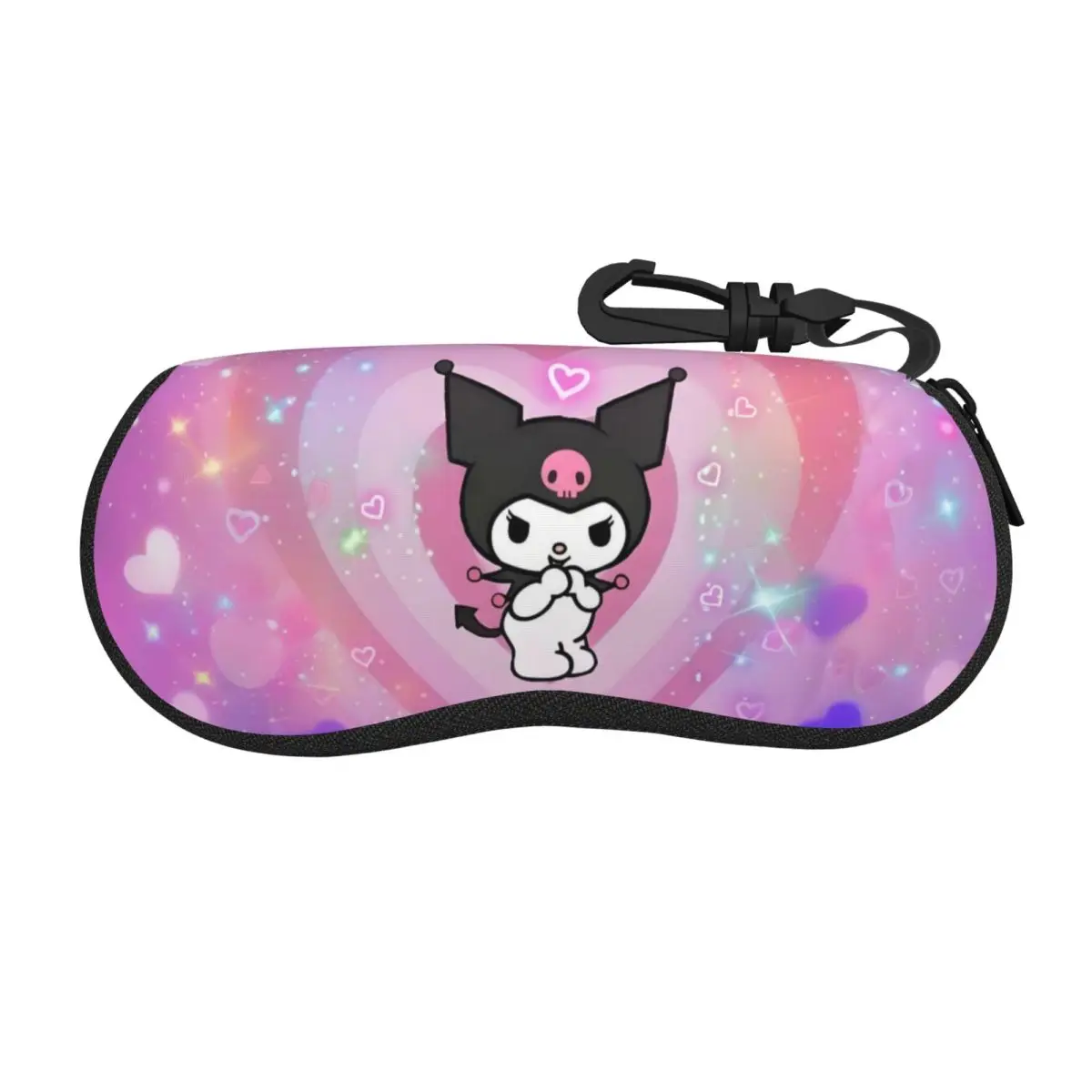 

Custom Sanrio Cartoon Kuromi Anime Shell Eyeglasses Protector Cases Fashion Sunglass Case Skull Cute Glasses Pouch