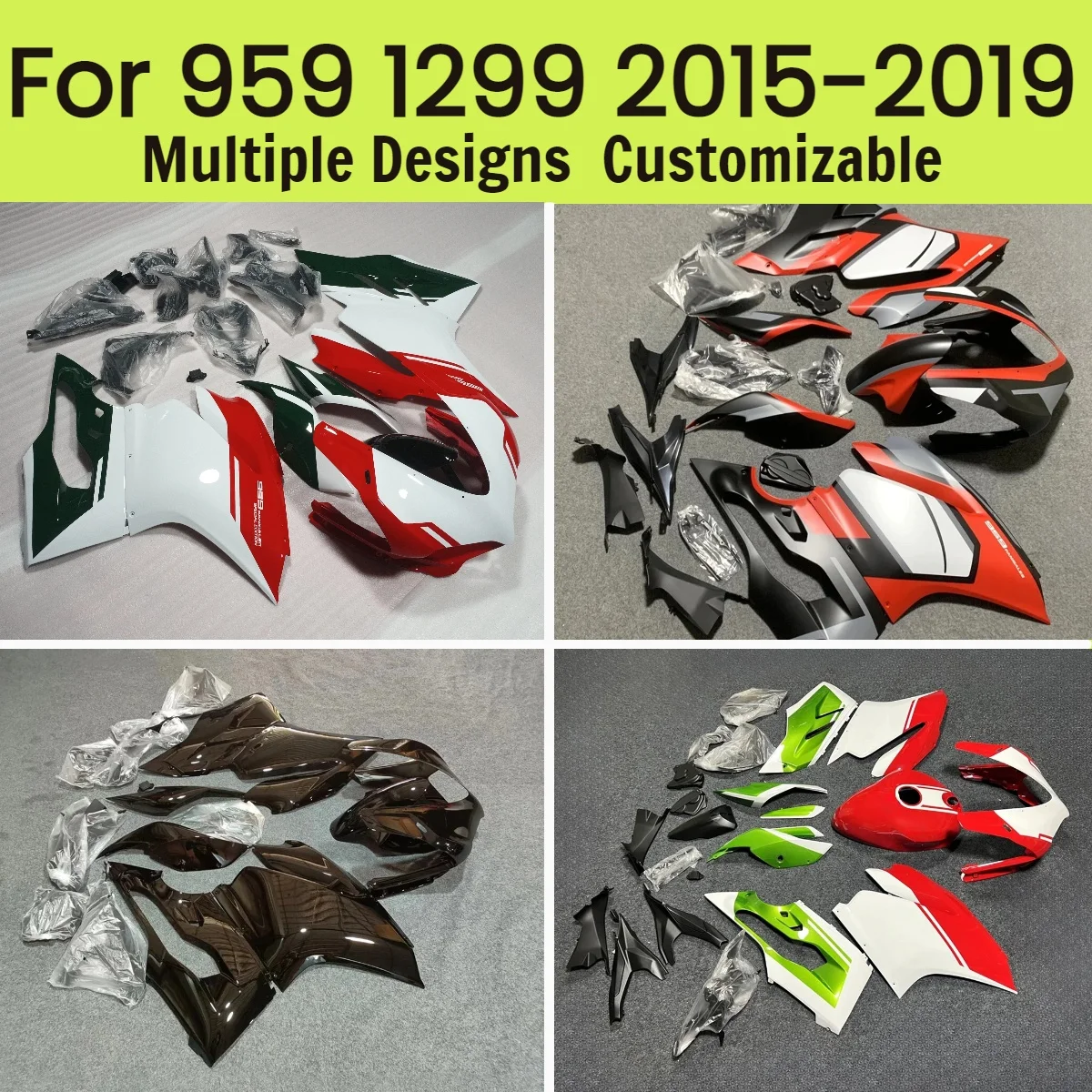 

Fairing Kit 1299 2015-2019 Injection Molded Refitting Motorcycle Customized Fairings for DUCATI 959 15-19