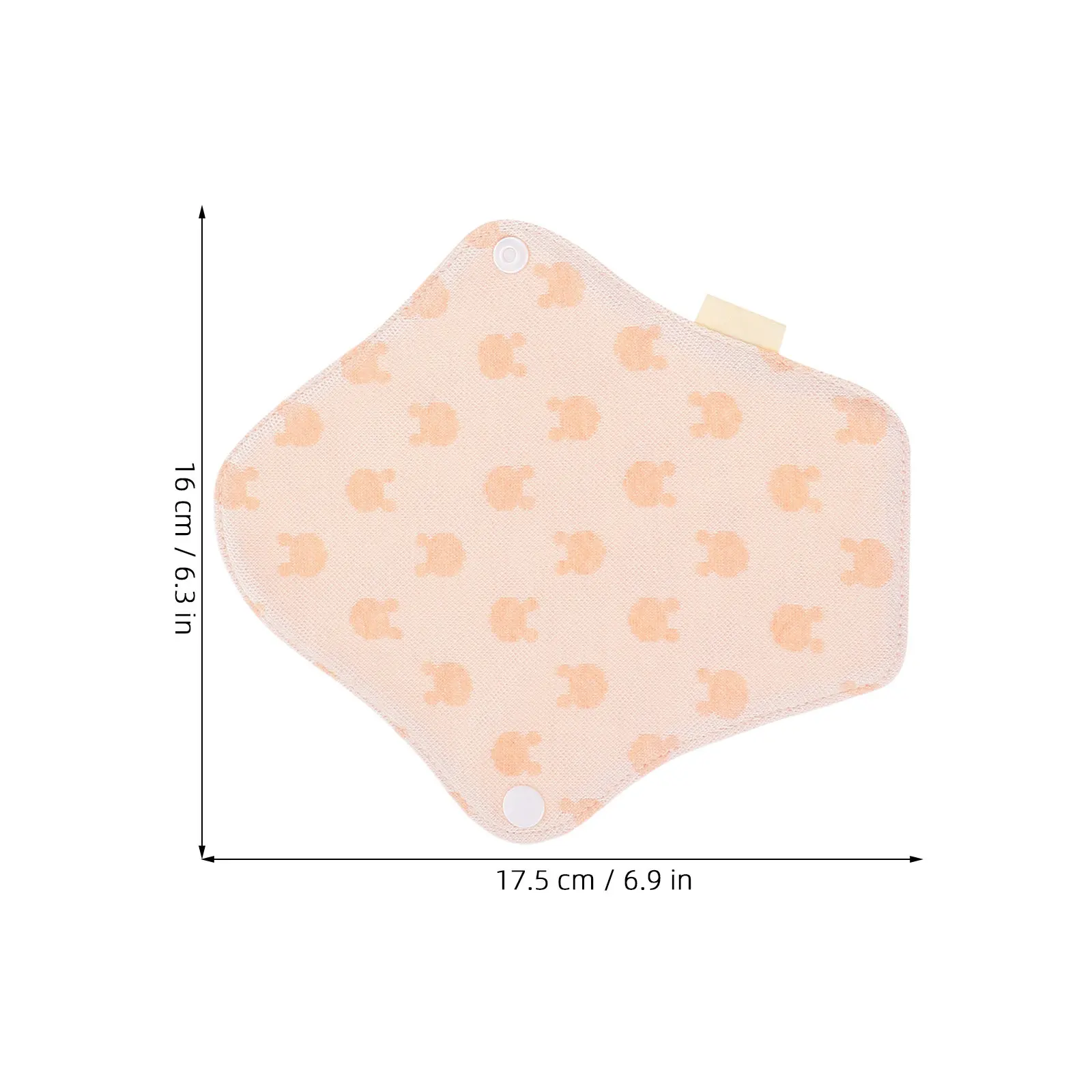 5Pcs Organic Cotton Washable Reusable Menstrual Pads Breathable Soft Sanitary Towels for Women Period Postpartum Super Absorbent