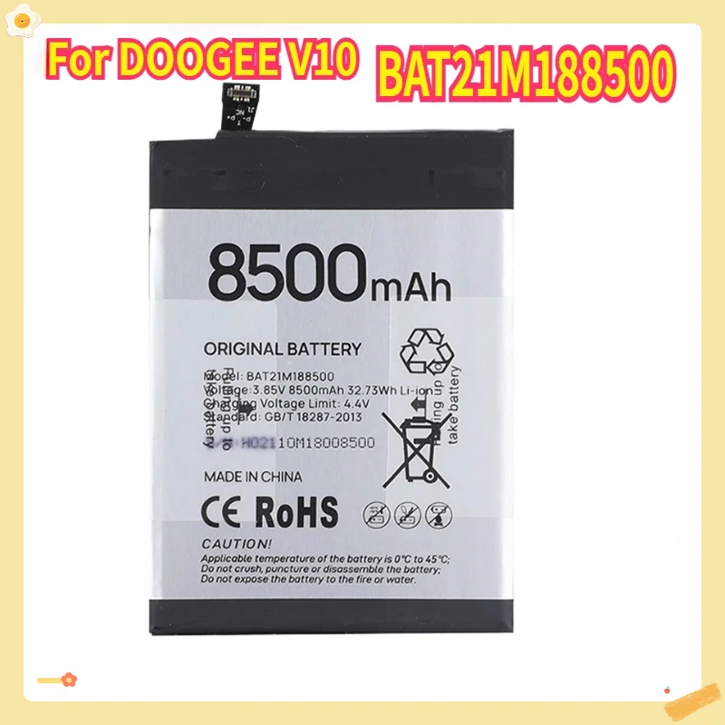 New BAT21M188500 Battery 8500mAh for DOOGEE V10 V11 Mobile Phone Bateria