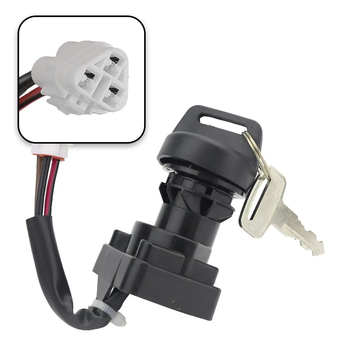 Ignition Switch Lock & Key 37110-45G00 Fit for Suzuki ATV Quadracer LTR450 LT-R450 2006 2007 2008 2009