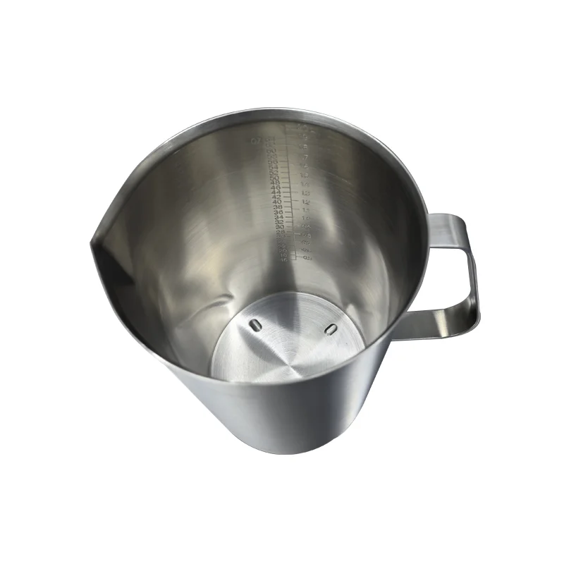 316L Stainless Steel Measuring Cup with Scale and Lid Suitable for Lab Coffee Shop