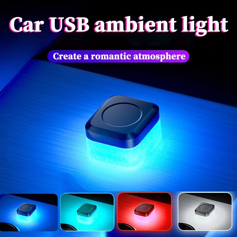 Car USB car interior LED car atmosphere lighting, wireless modification decoration products, atmosphere small lights