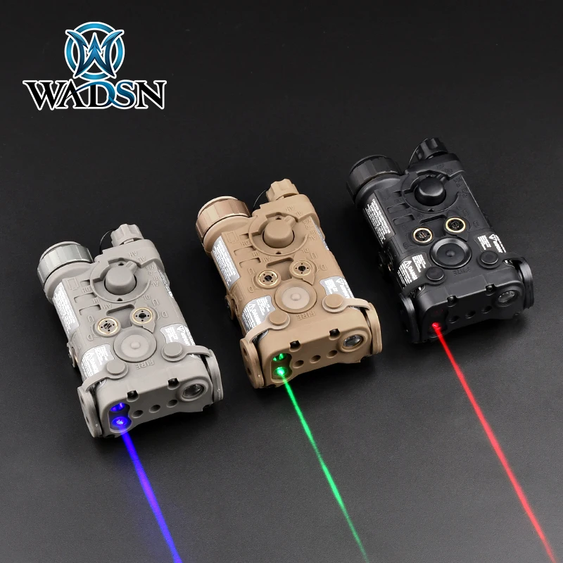 WADSN NGAL UHP Red Green IR Powerful laser Pointer Tactical Red Dot Blue Laser Sight Hunting Scout Weapon Flishlight LED Strobe