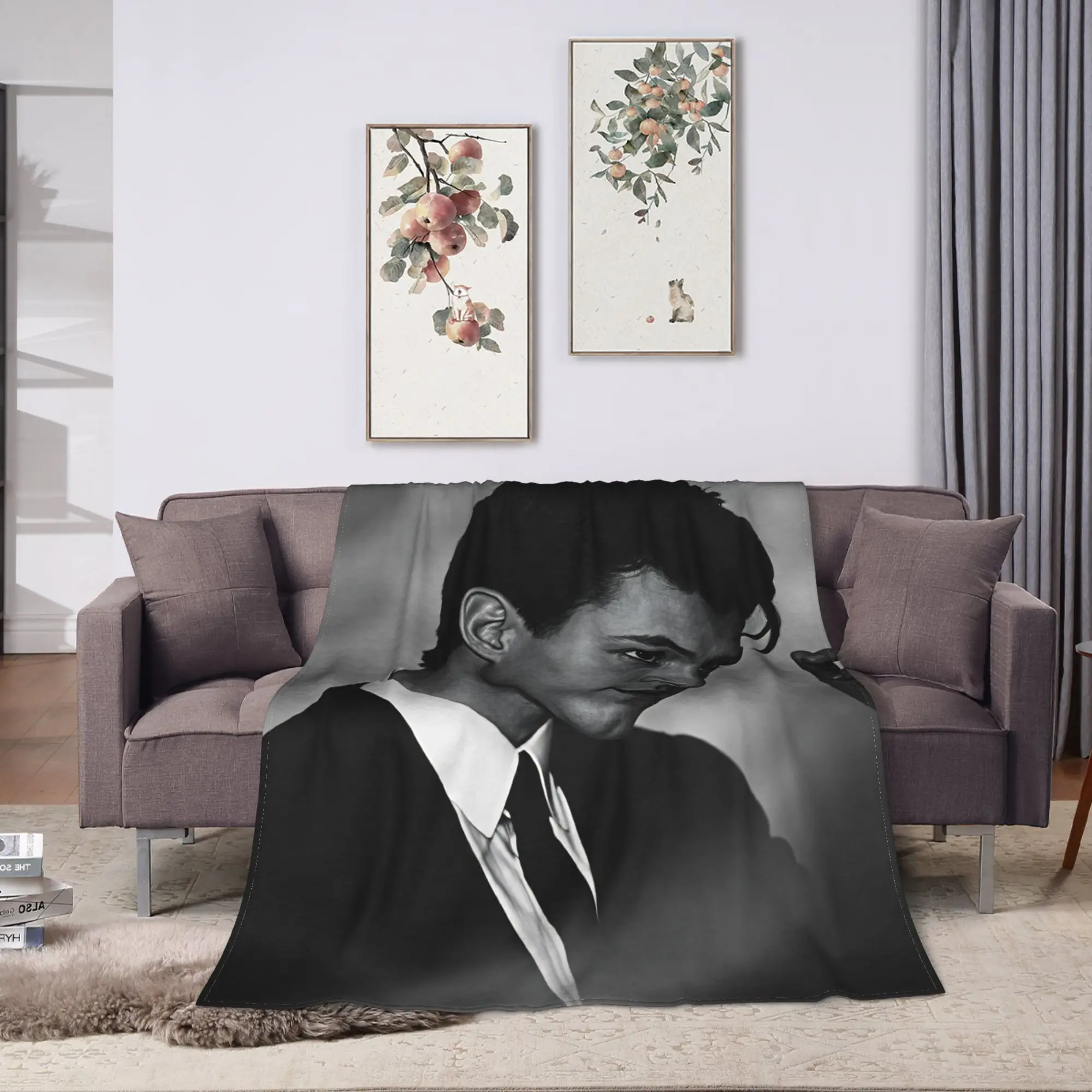 Tom holland is Cool Blankets Quality Warm Soft  Bedding Throws Winter Girls Boys Bedroom Street Trend Bedspread