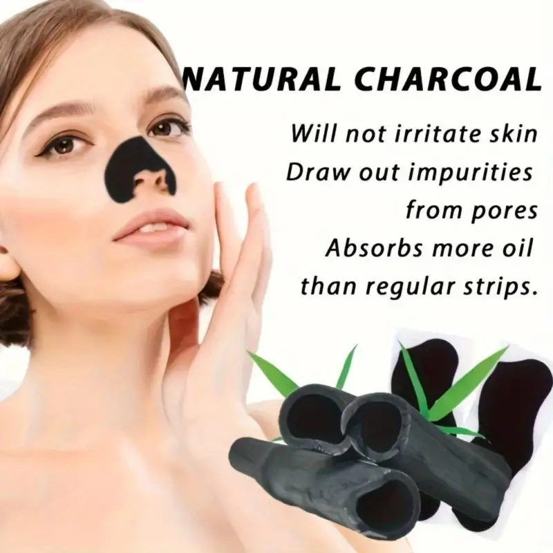 20/30/50 Pcs Deep Cleansing Blackhead Nose Strips | Bamboo Charcoal Blackhead Remover Nose Mask Nose Cleaning Patches for Pore - view 2
