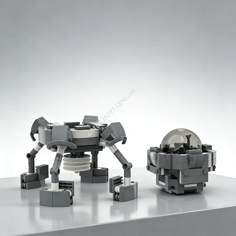 

326 деталей MOC SW 1 Swamp Walker Star Battle: Конструктор-модель, архитектурные блоки для самостоятельной сборки, идея для креативных рождественских подарков