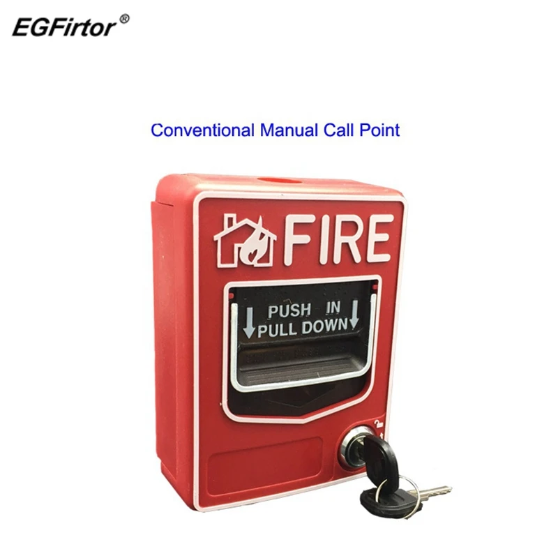 Push Station Conventional Manual Call Point Fire Alarm System Emergency Alarm Button SB116