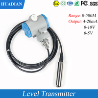 1M 2M Submersible Level Transmitter 4-20mA 0-10V RS485 SS316 Probe Liquid Tank Pump Water Level Sensor