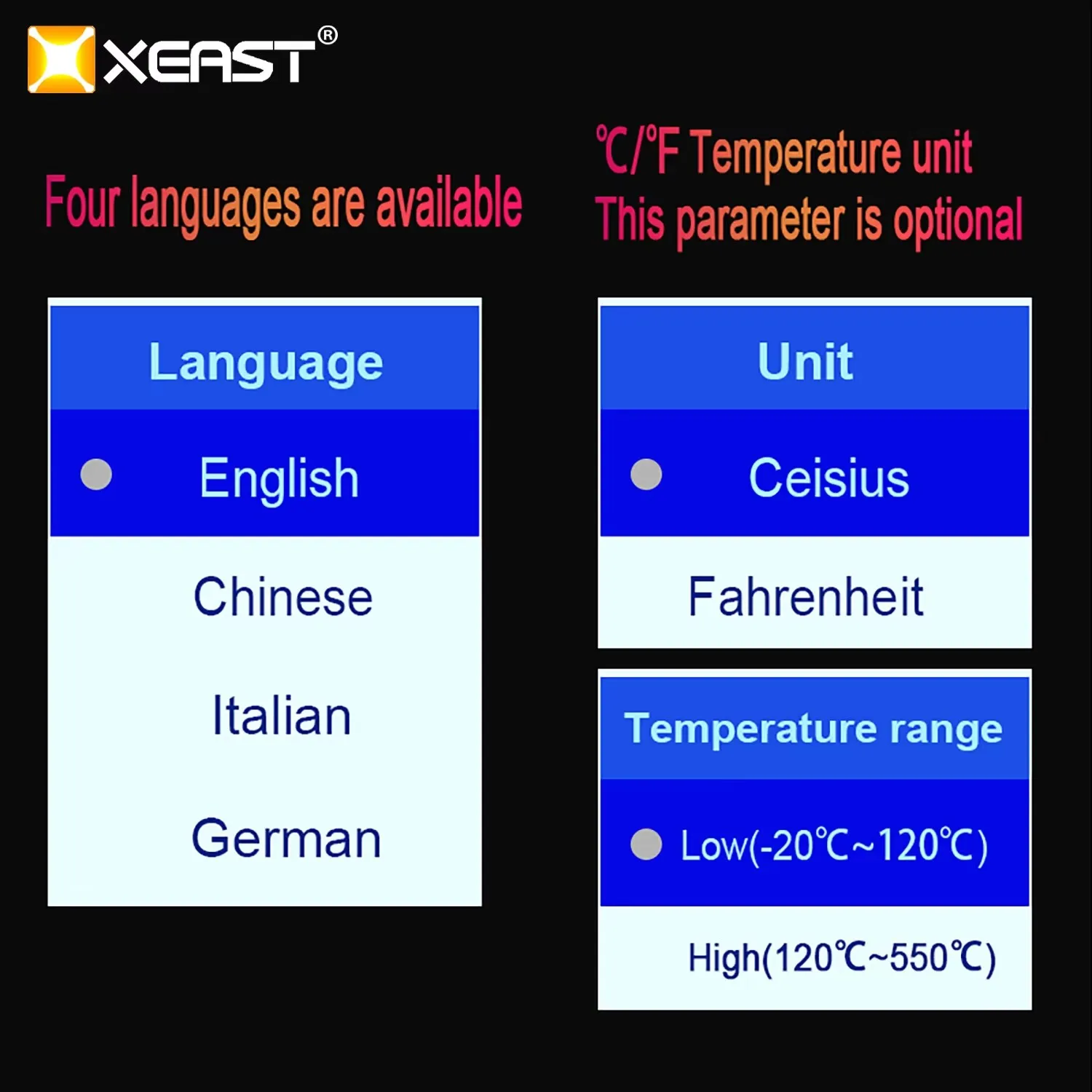 XEAST 2023 Hot Sales Infrared Thermography with USB Super 120*90 High Resolution XE-29 PK UTi120S  VIDEO Thermal Imaging Camera view 2
