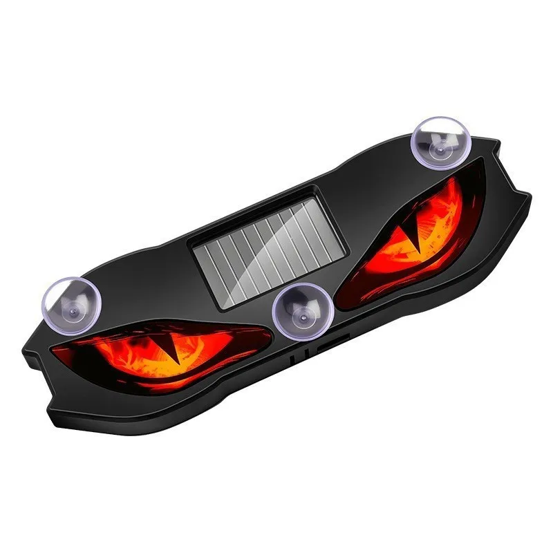 Wireless Car Window Triangle LED Light Solar Powered Ambient Decor Lamp with USB Recharge Function and Compatibility