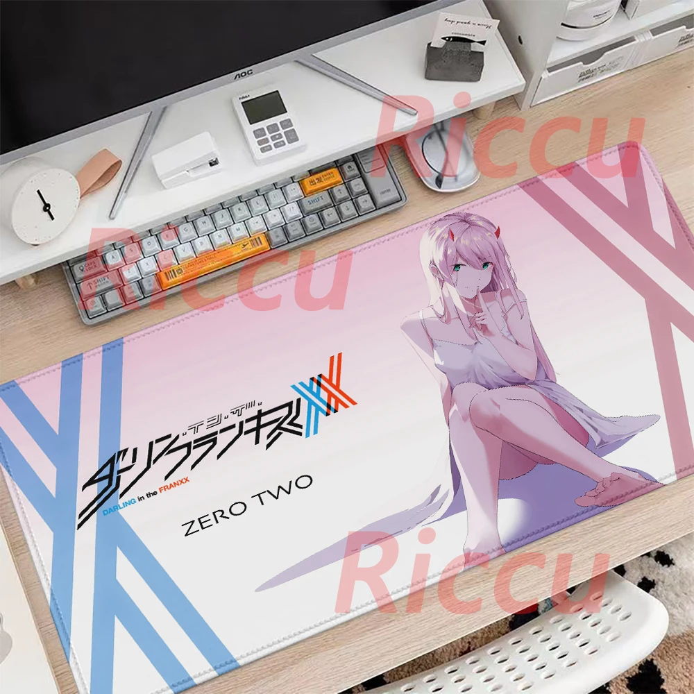 DARLING IN THE FRANX 02 Anime Rubber Gaming Pc Mouse pad Game Pad Keyboard PC Large XXL Exquisite lock edg Accessories Mause Pad