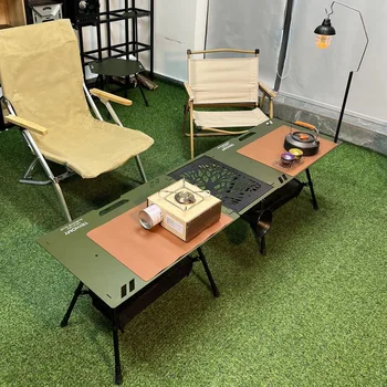 캠핑 IGT 군용 테이블 휴대용 접이식 가벼운 탁자 알루미늄 합금 책상 소풍 아웃도어 화덕 IGT 프레임 탁상