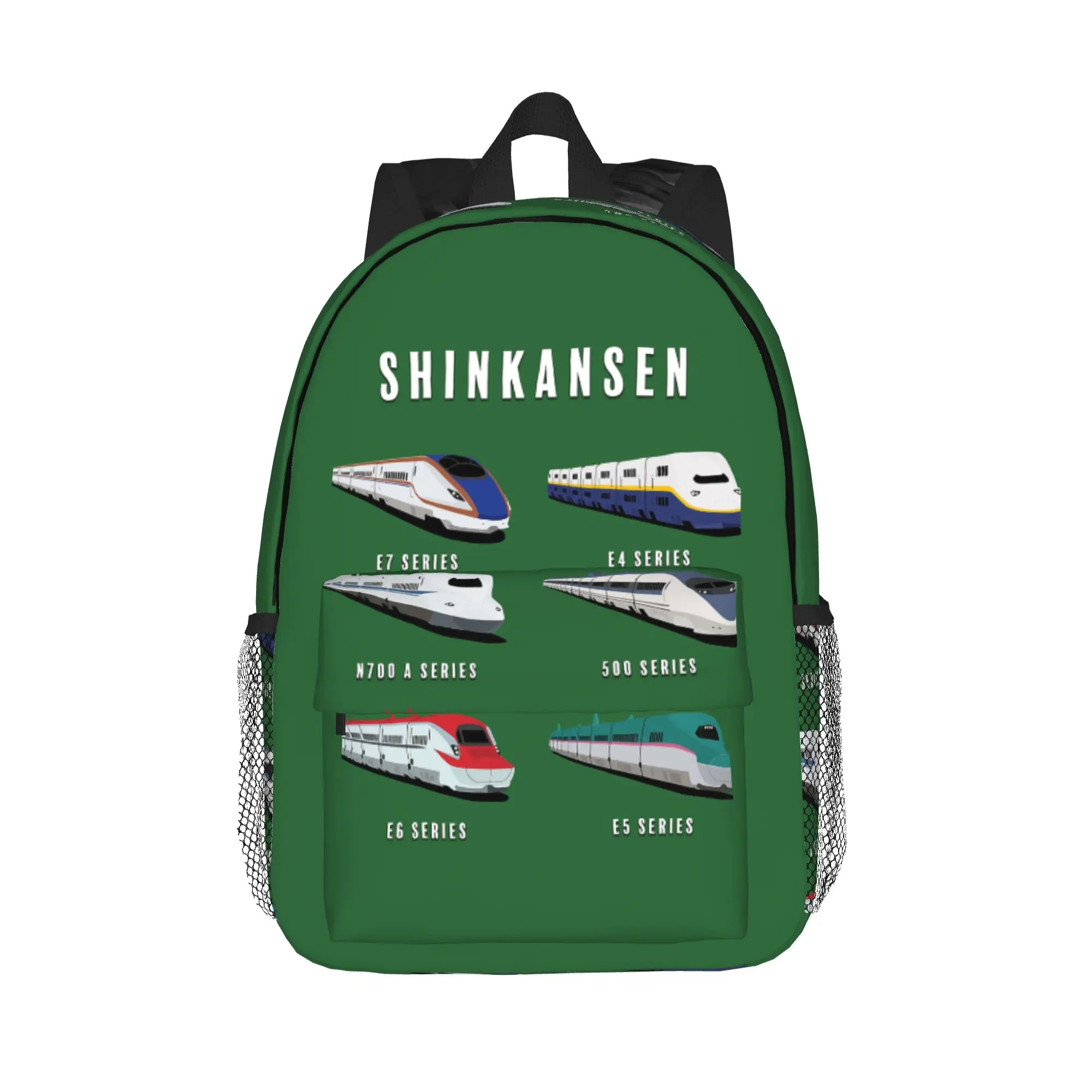 Japanese Shinkansen Bullet Trains  Backpack Hot Sale Daypack Boys Girls BookBag Shoulder Bags for Men Women School Bag