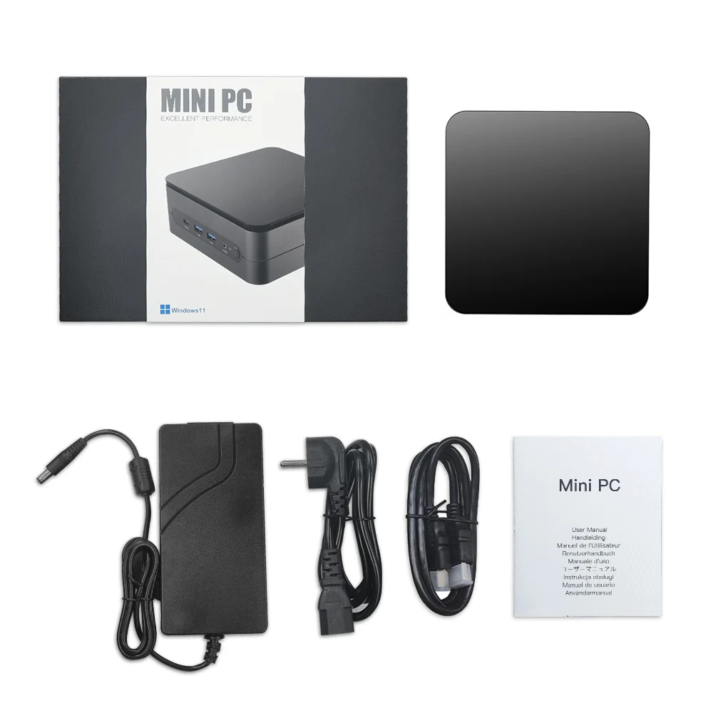 OUVIS F1T Mini PC Intel Core i9-11900H 8 Core Up to 4.90GHz 16GB RAM 1TB SSD Type-C 4K 60Hz Triple Display WiFi 6 Bluetooth 5.2