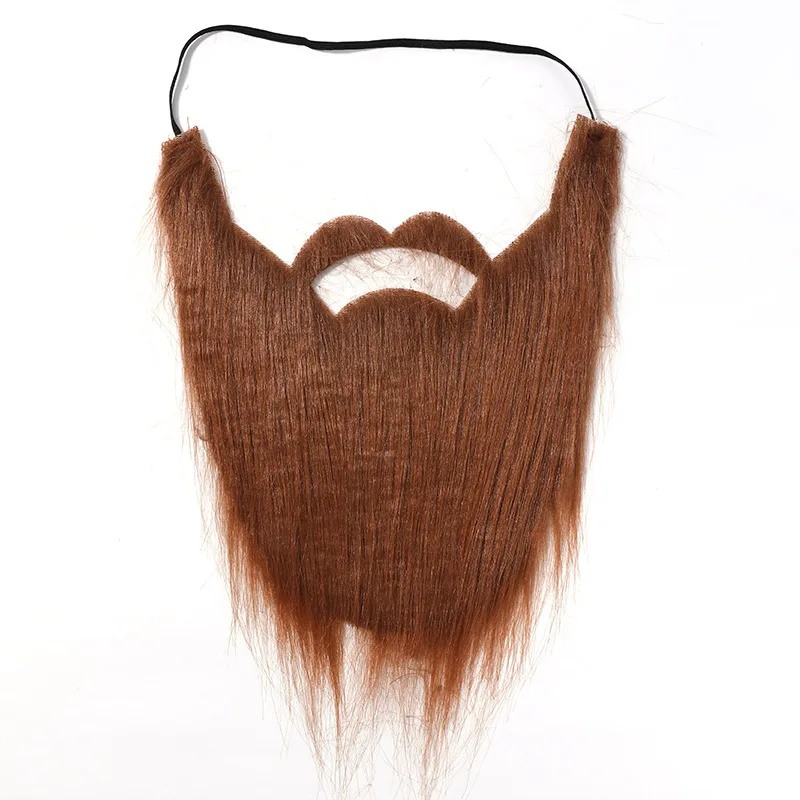 Fake Beards Costume Beard Old Man Santa Claus Mustache Costume Halloween Funny Beard Facial Hair Accessories for Cosplay Party