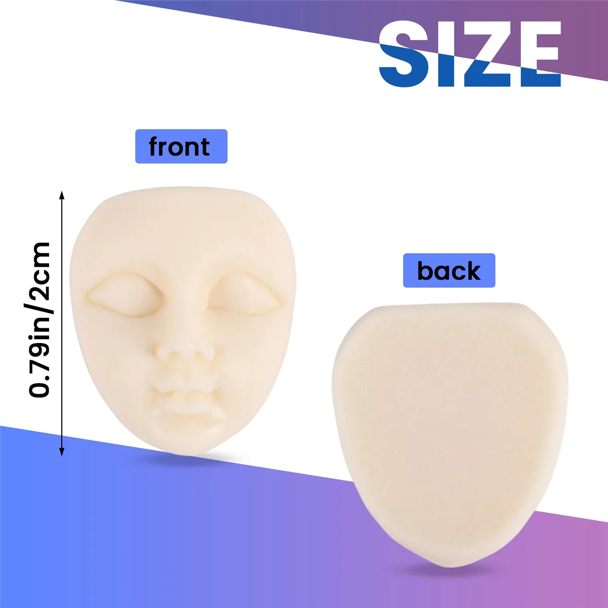 A38I10Pcs Mini Masks Resin Mask Flatback Cabochon Beige Girl Face Flatback Scrapbooking Diy Hair Bow Center Crafts Making