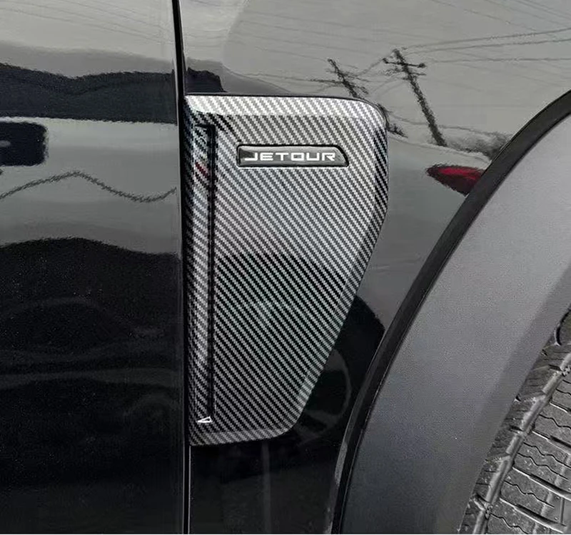 

Для JETOUR Traveler T2 2023+ боковая маркировка кузова, наклейка на вентиляционное отверстие, декоративная крышка, переднее боковое крыло автомобиля, аксессуар для автомобиля
