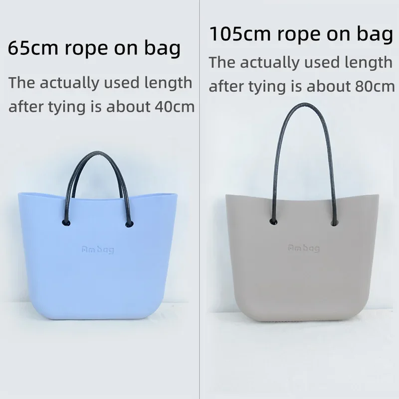 2023 PU Leather bag strap belt Handmade DIY round knot Rope Cord Thread for obag belt Shoulder strap o bag Handle accessories