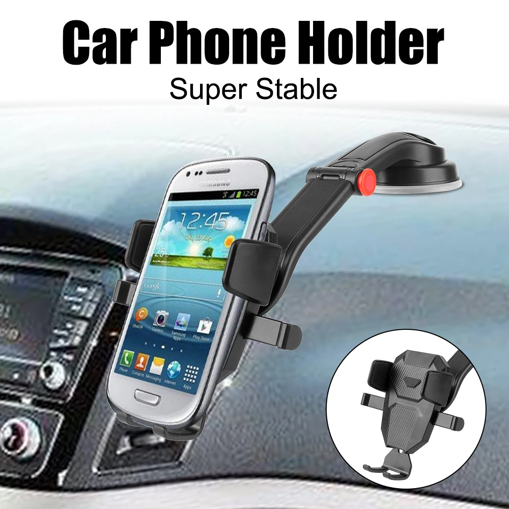 Mobile Phone Support For iPhone Xiaomi Huawei Samsung Sucker Car Phone Holder Adjusting The Bracket Rotating Bracket