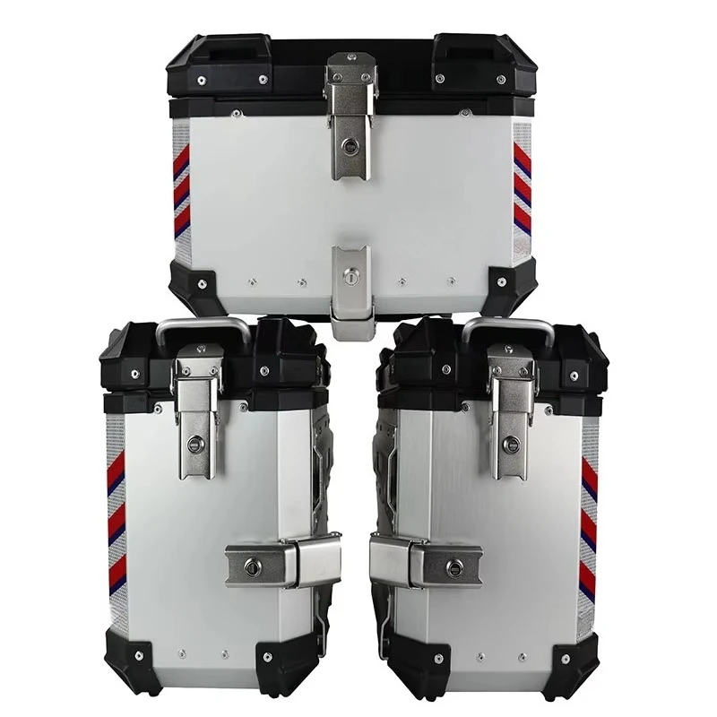 Wholesale and Retail High Quality Aluminum Motorcycle Side Box and Top Box Motorcycle Aluminum Tail Boxes