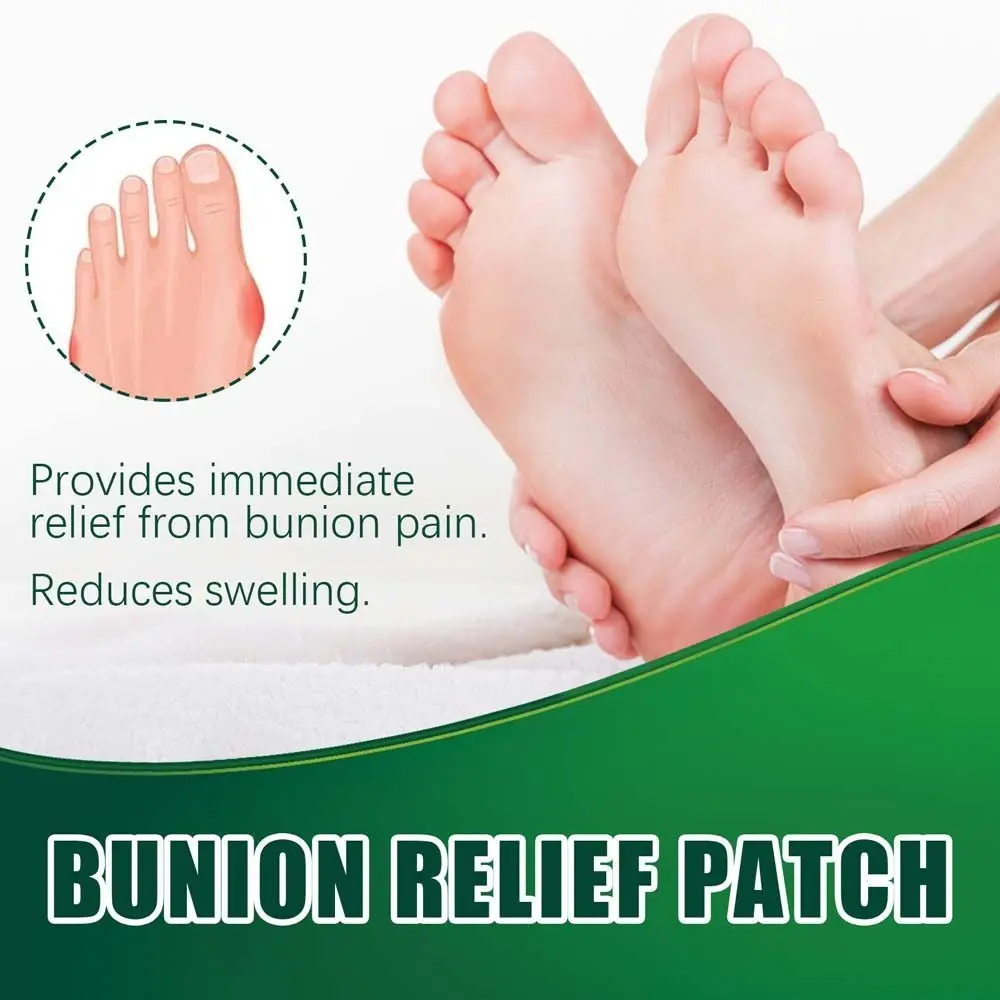 Big Toe Pés Bone Care Adesivos, Bunion Relief Patch, Correção Big Toe, Protetor de Bunion, Valgus Adesivos, 12Pcs por conjunto