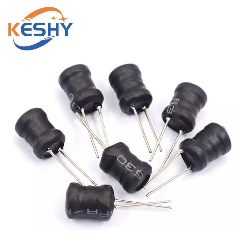 10 قطعة DIP مغو الطاقة 8X10 مللي متر 2.2UH 4.7UH 10uH 22uH 100uH 150uh 220uH 330uH 470uH 1MH 2.2MH 4.7MH 10MH الحث 8*10 مللي متر 2Pin