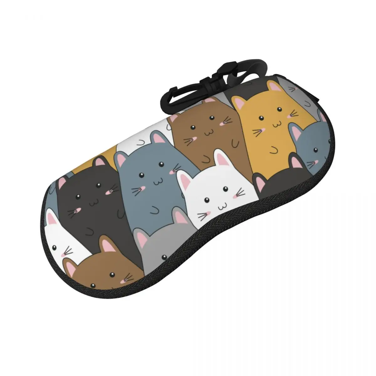 Shell Eyeglasses Protector Cases Fashion Sunglass Case Cute Family Cartoon Cat Glasses Bag