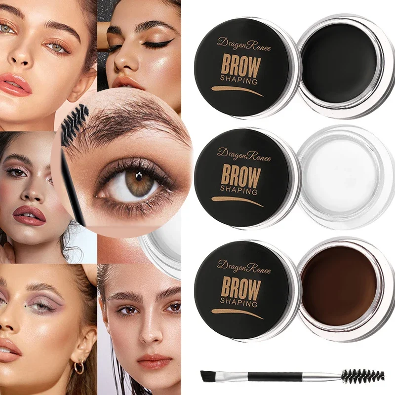Natural Wild Eyebrows Paste Waterproof Non Decolorizing Semi Permanent Eye brow shaping cream Women Beauty Eyebrow Enhancers