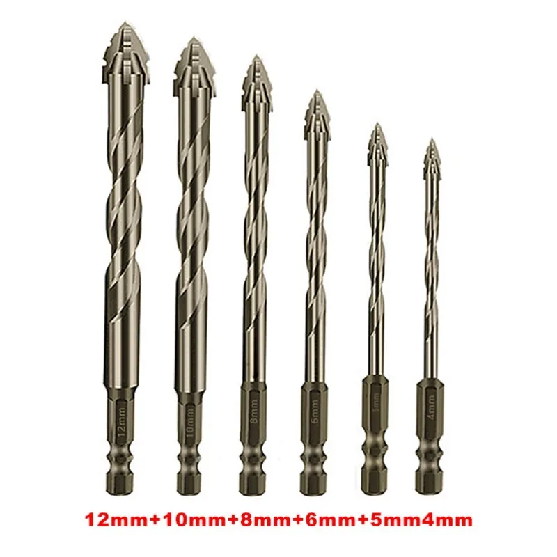 New four edged serrated eccentric  bit for dry drilling of all ceramic tiles ceramic glass marble concrete stainless steel stone