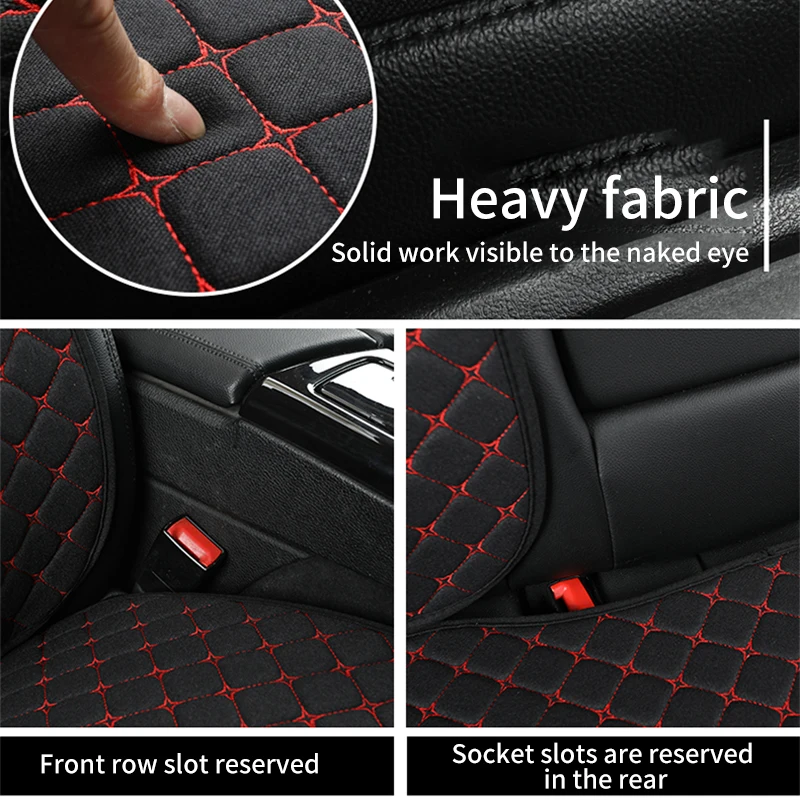 Linen Flax Car Seat Cover Protector front/rear  Seat Backrest Cushion Pad Mat Auto Front Interior Styling car covers mat protect