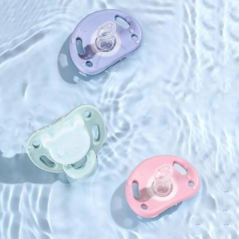 

Comfort Newborn Bite Supplies Round Head Silicone Soother Nipples Infant Sleep Nipple With Storage Box Cartoon Baby Pacifier