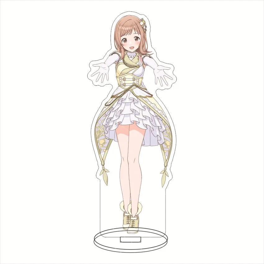 16CM Anime Game Figure THE IDOLM@STER SHINY COLORS‌‌ Sakuragi Mano Kazano Hiori Shirase Sakuya Cos Acrylic Stand Ornaments Gifts view 5